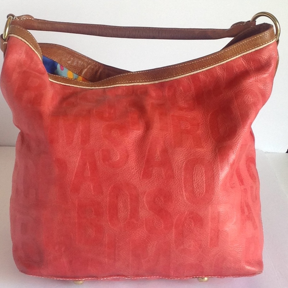 🍃🌺 Marc Jacobs - 'Coral Leather Shoulder' Bag - Picture 3 of 8